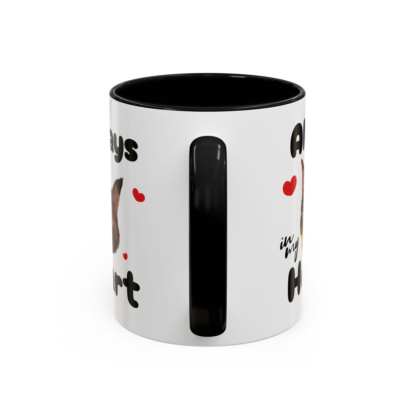 Personalized Pet Face Coffee Mug, Custom Always in my Heart, Pet Lover Gift, Pet