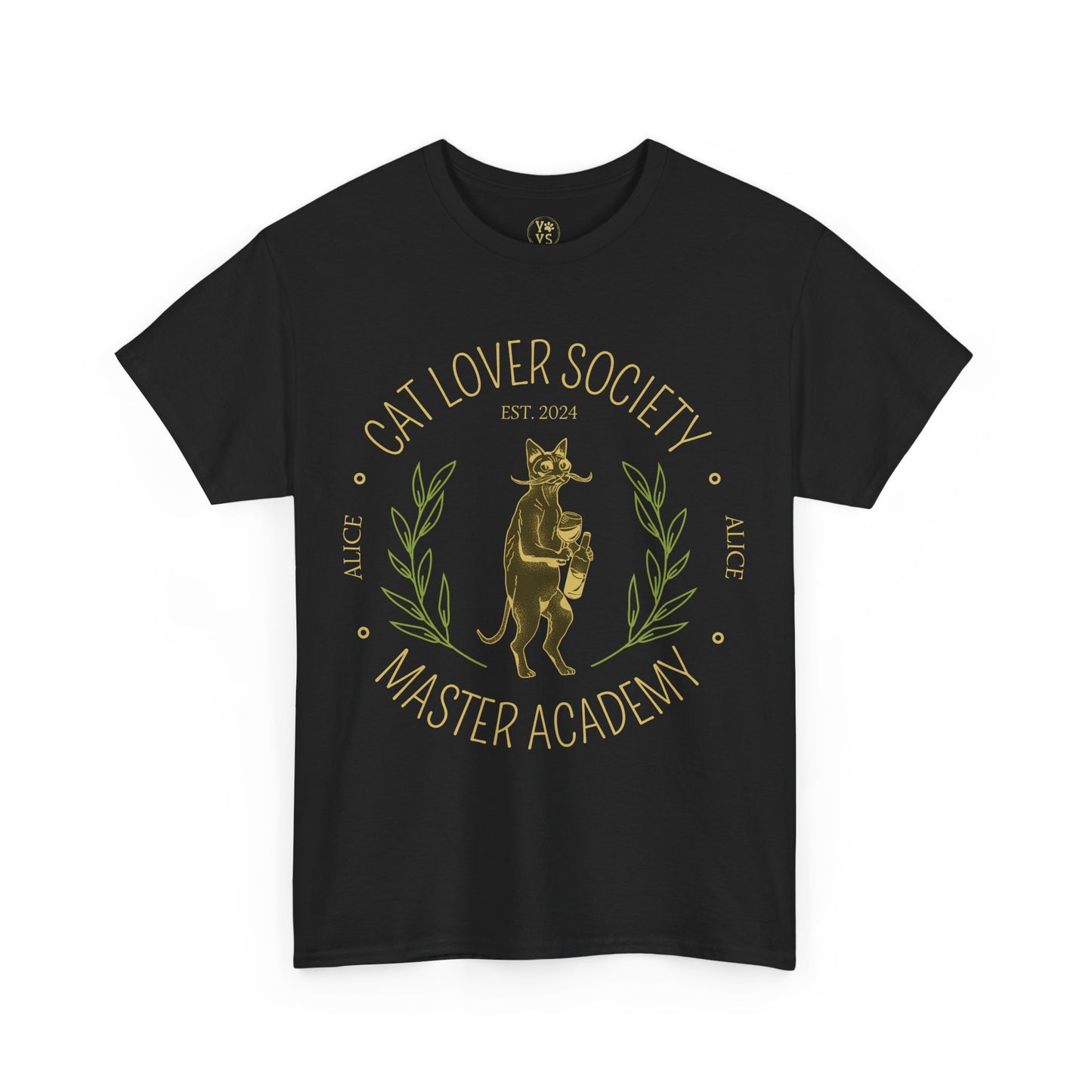 Personalized Vintage Cat Lover Tee