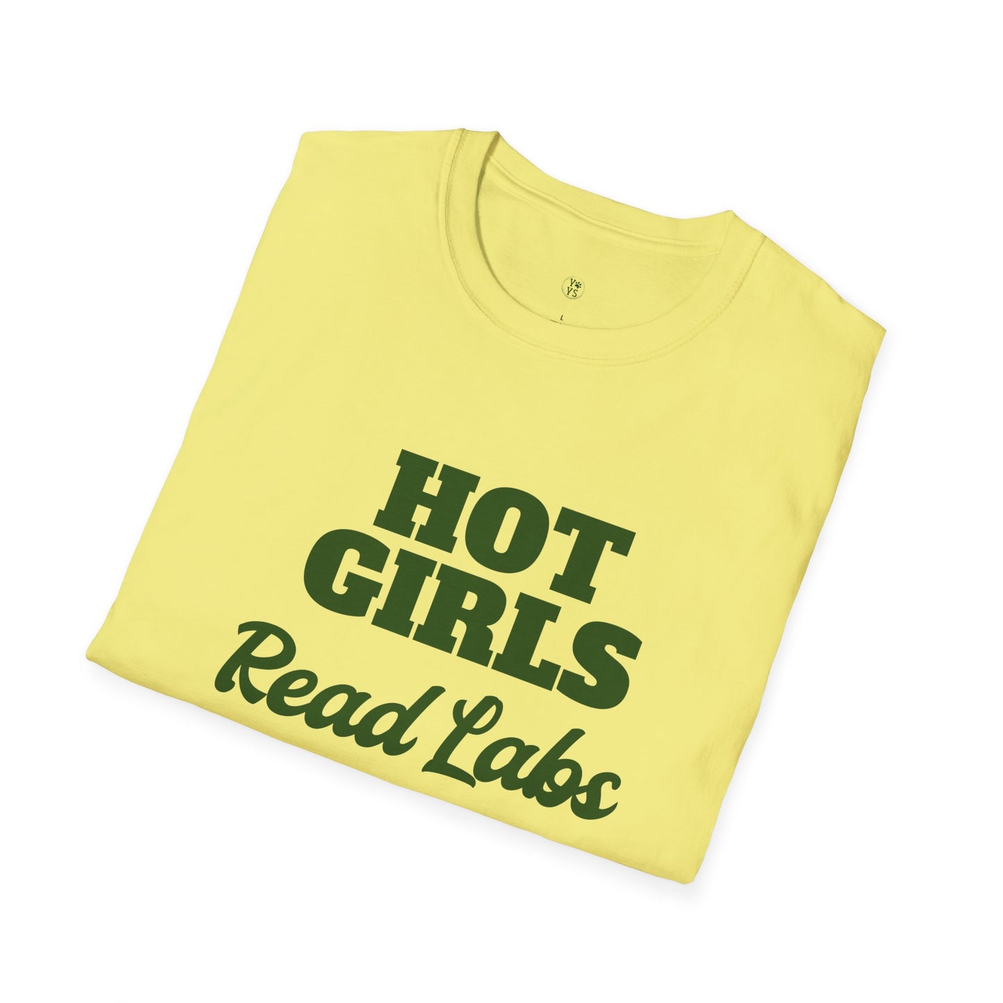 Hot Girls Read Labs Retro T-Shirt — Vet Tech & Lab Technician Gift