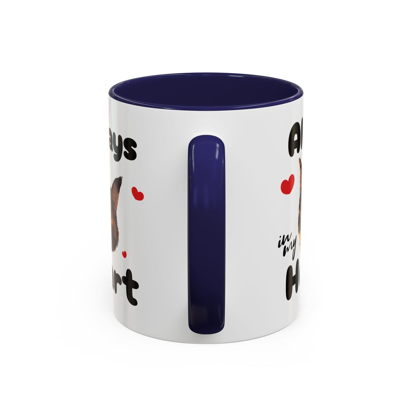 Personalized Pet Face Coffee Mug, Custom Always in my Heart, Pet Lover Gift, Pet