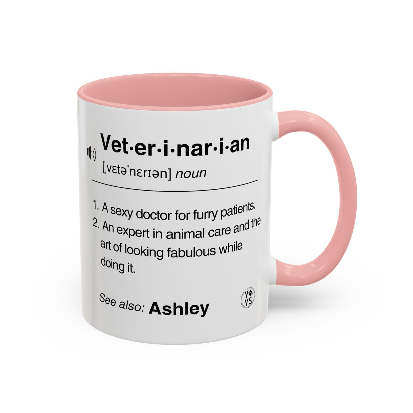 Funny Personalized Veterinarian Coffee Mug, gift for DVM, Pet Doctors