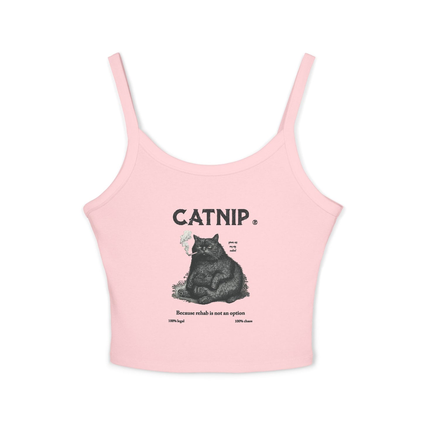 Catnip Women's Spaghetti Strap Tank Top - Cute and Comfy Casual Wear