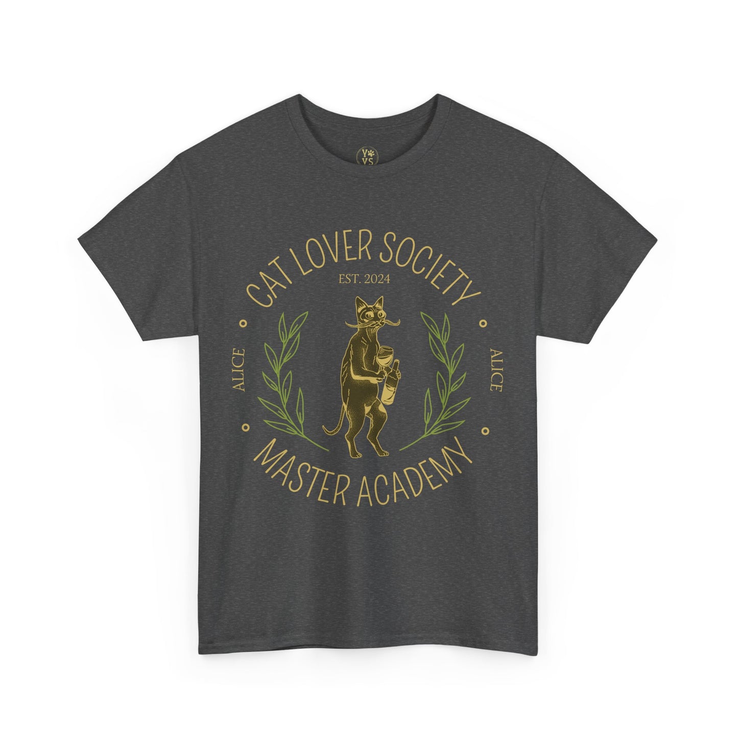 Personalized Vintage Cat Lover Tee