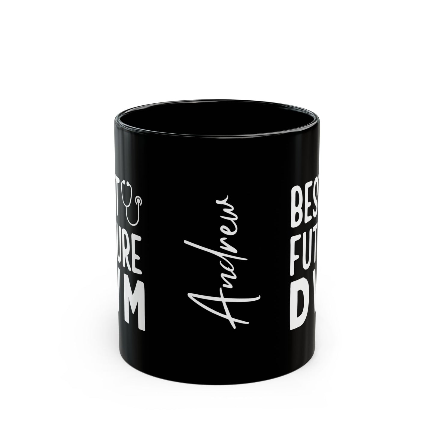 Personalized Best Future DVM Black Mug