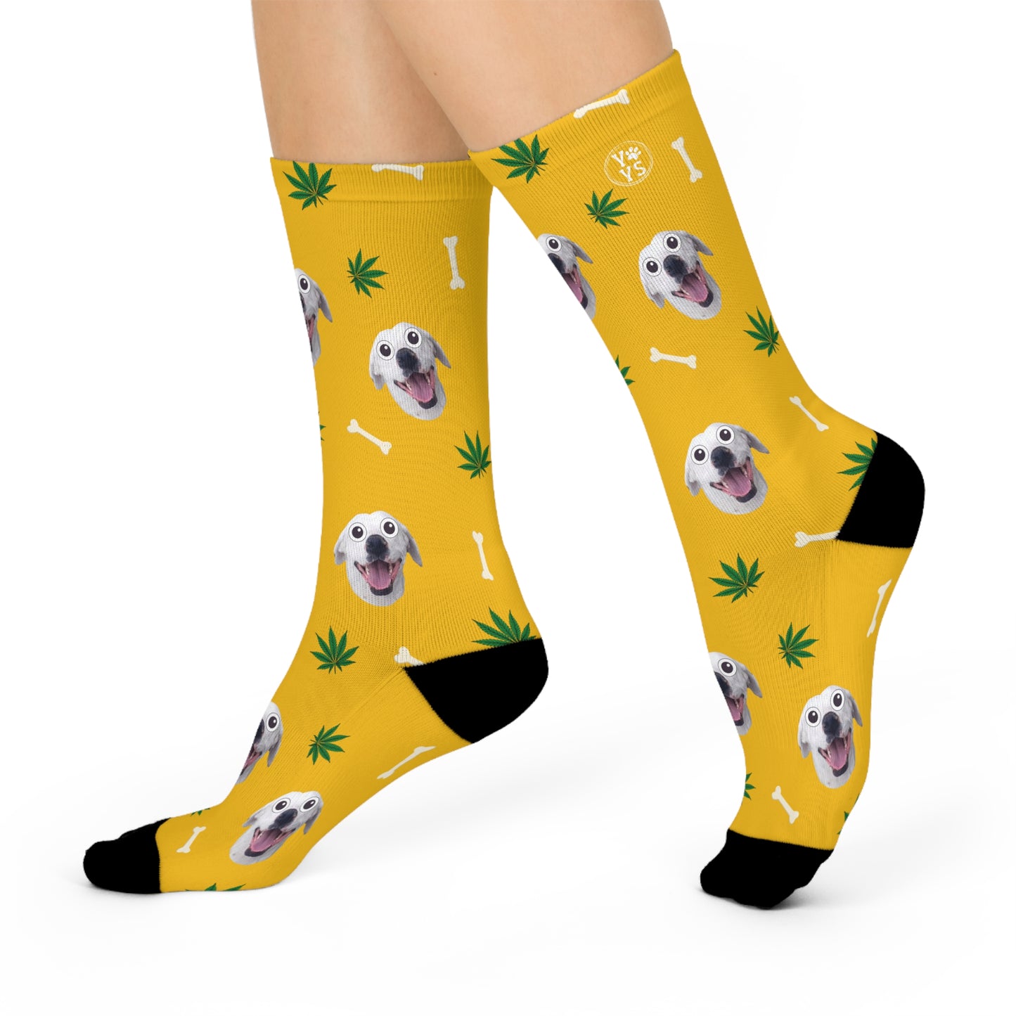 Custom Personalized Hemp Pet Face Photo Socks, Gift For Pet, Dog, Cat Lovers