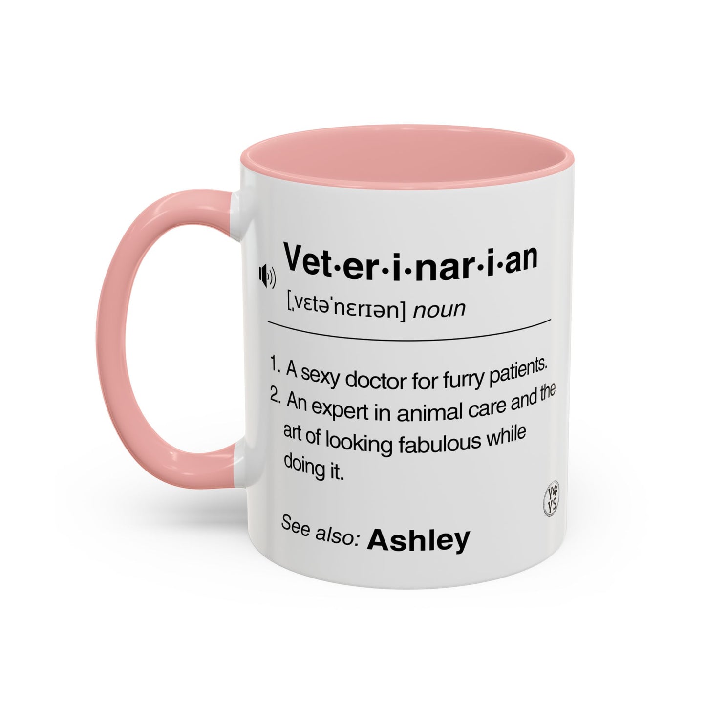 Funny Personalized Veterinarian Coffee Mug, gift for DVM, Pet Doctors