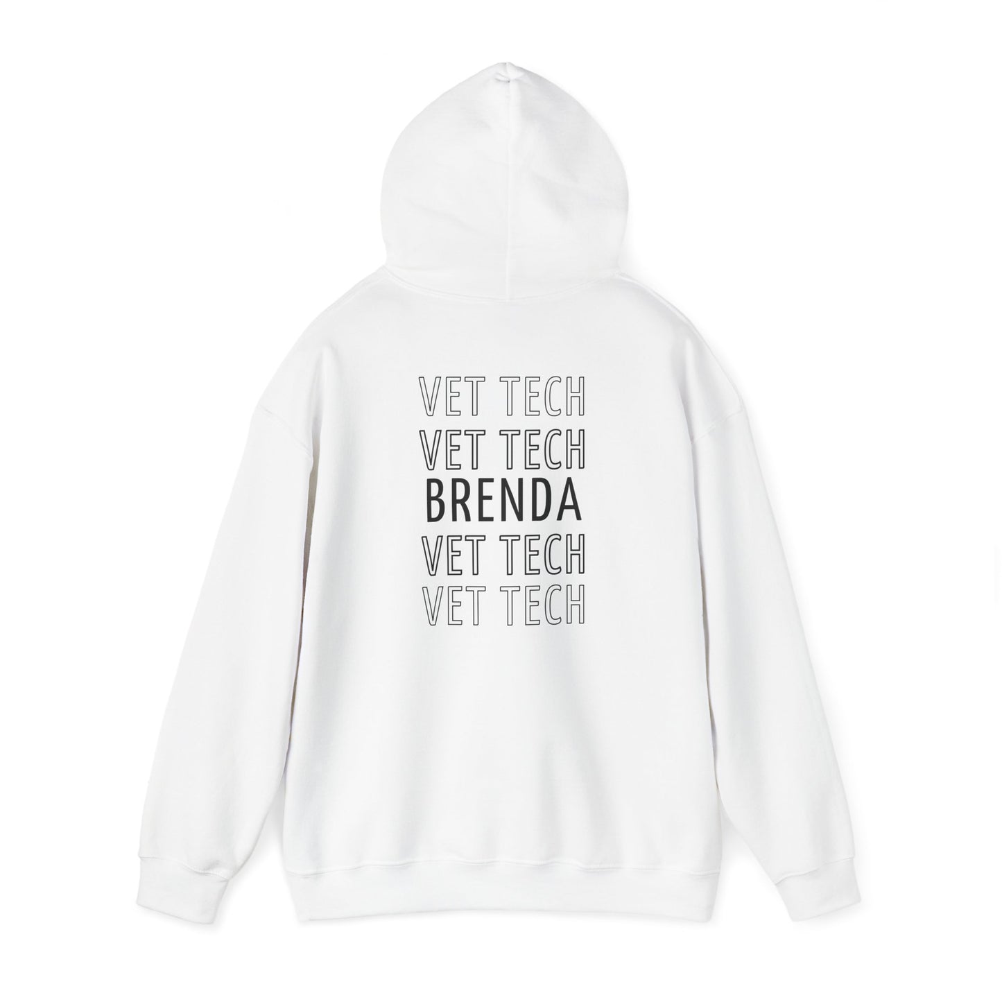 Custom Personalized Vet Tech Hoodie, Gift for Veterinary Technicians