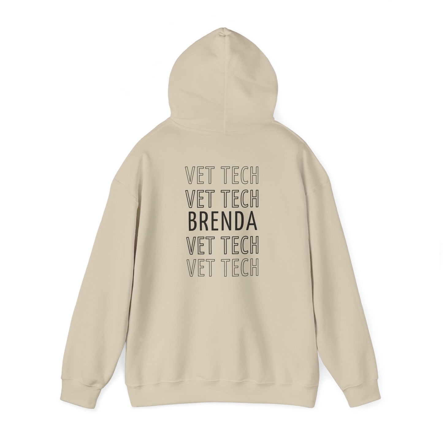 Custom Personalized Vet Tech Hoodie, Gift for Veterinary Technicians