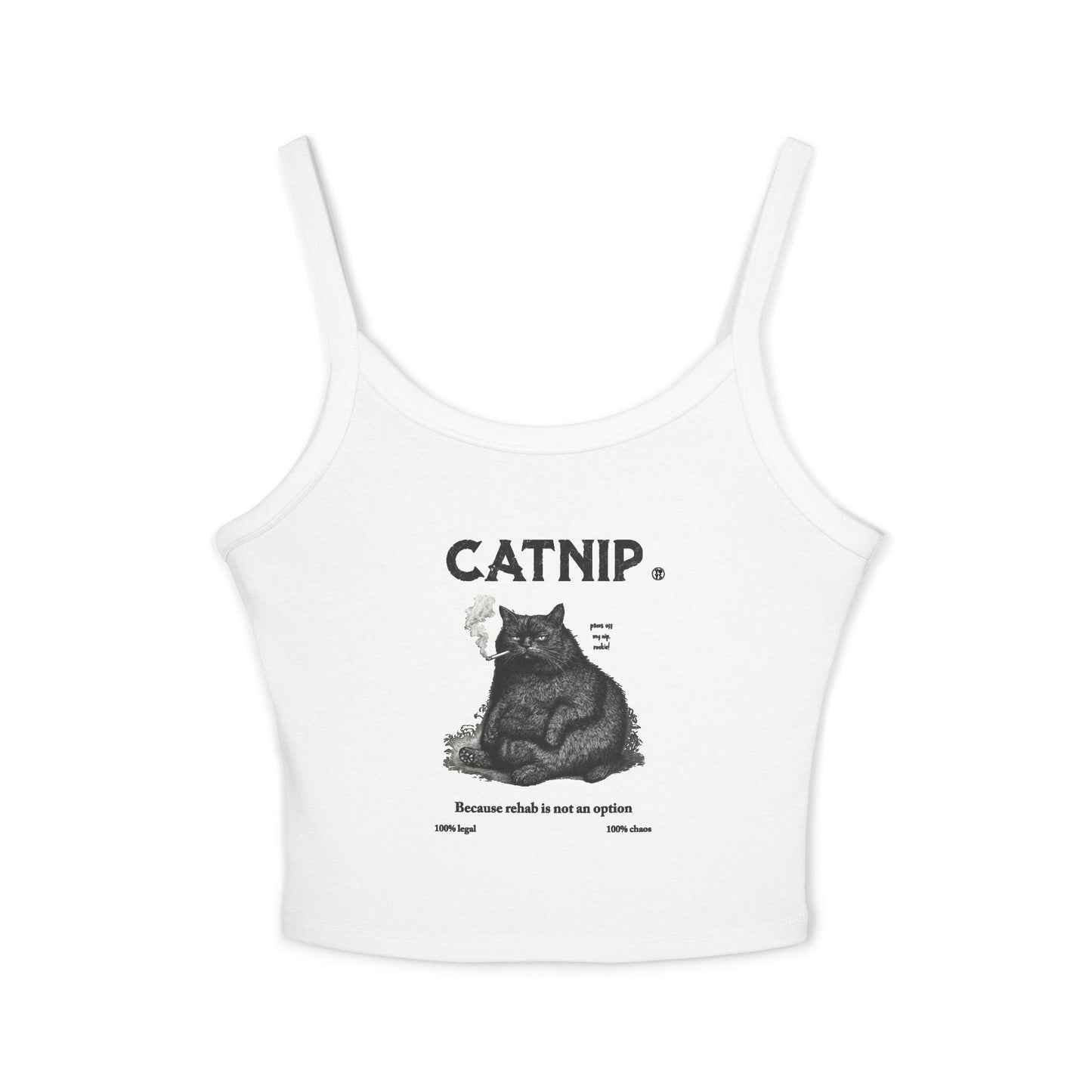 Catnip Women's Spaghetti Strap Tank Top - Cute and Comfy Casual Wear
