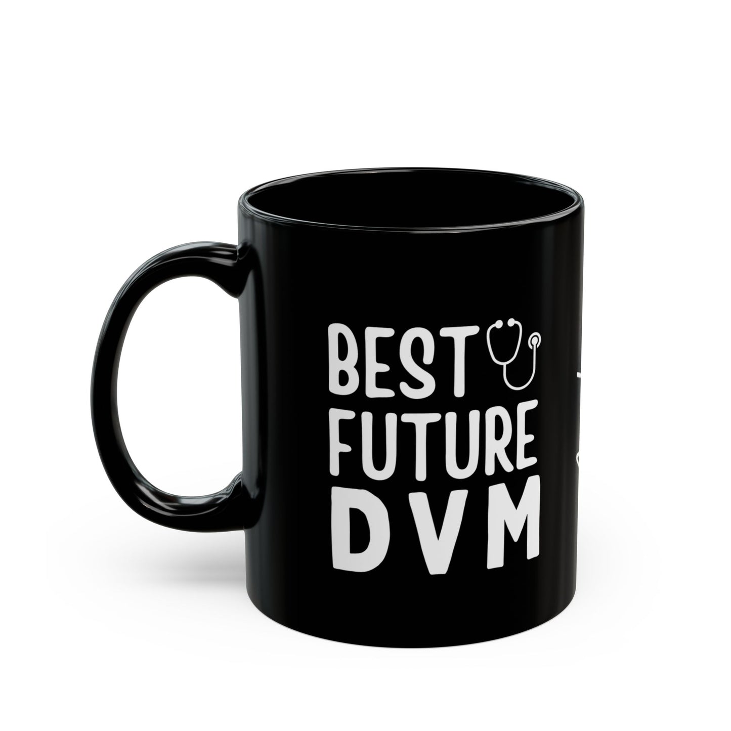 Personalized Best Future DVM Black Mug