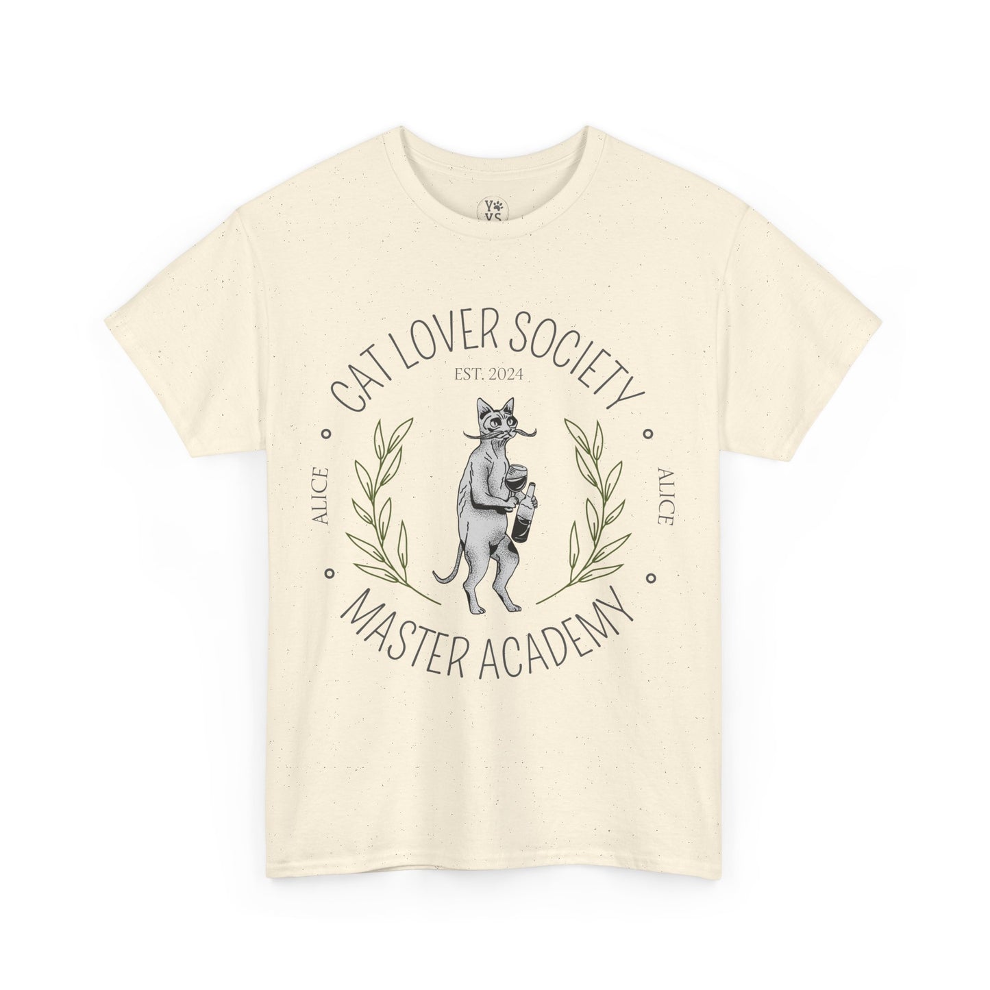 Personalized Vintage Cat Lover Tee