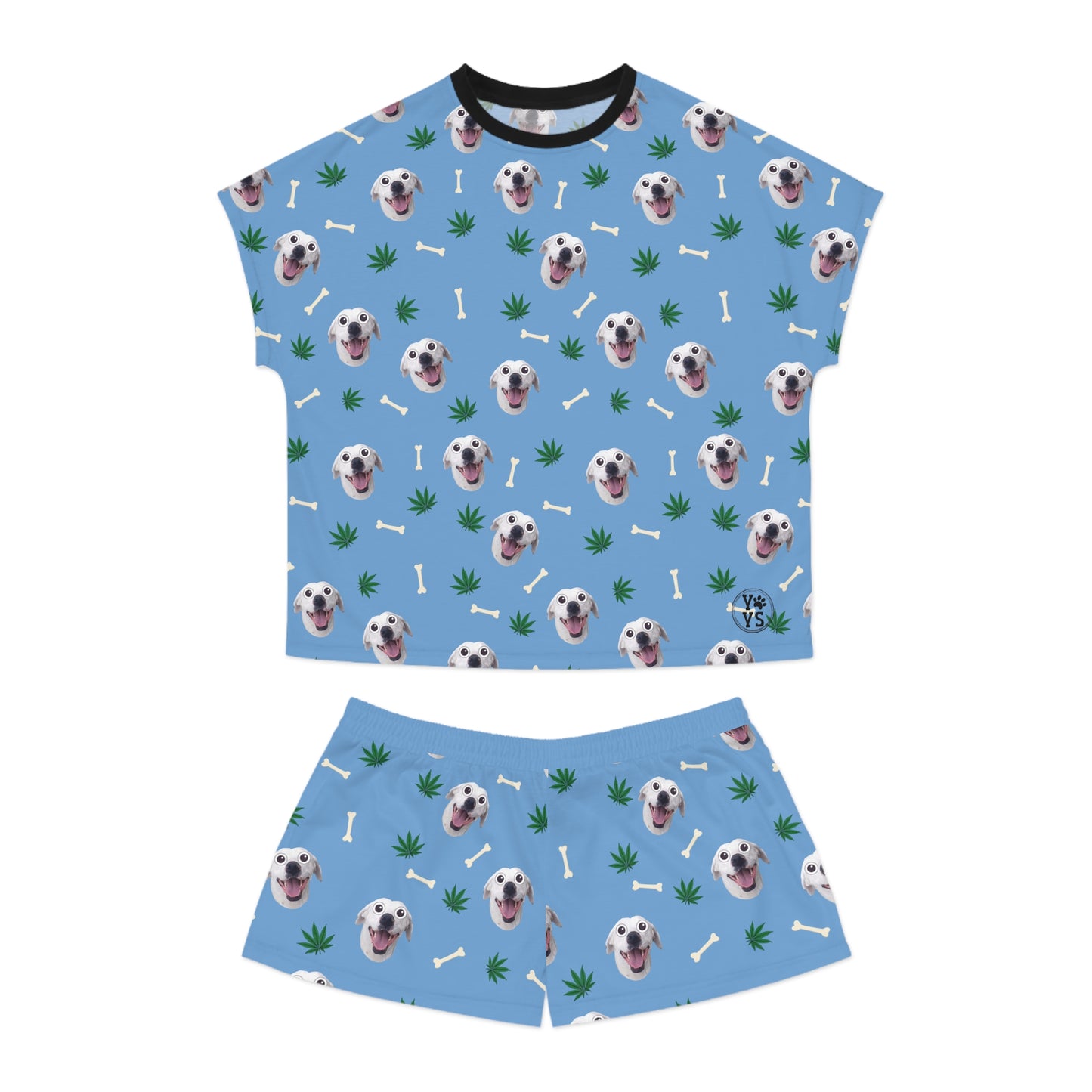 Funny Custom Personalized Pet Photo Pajama Set For Women