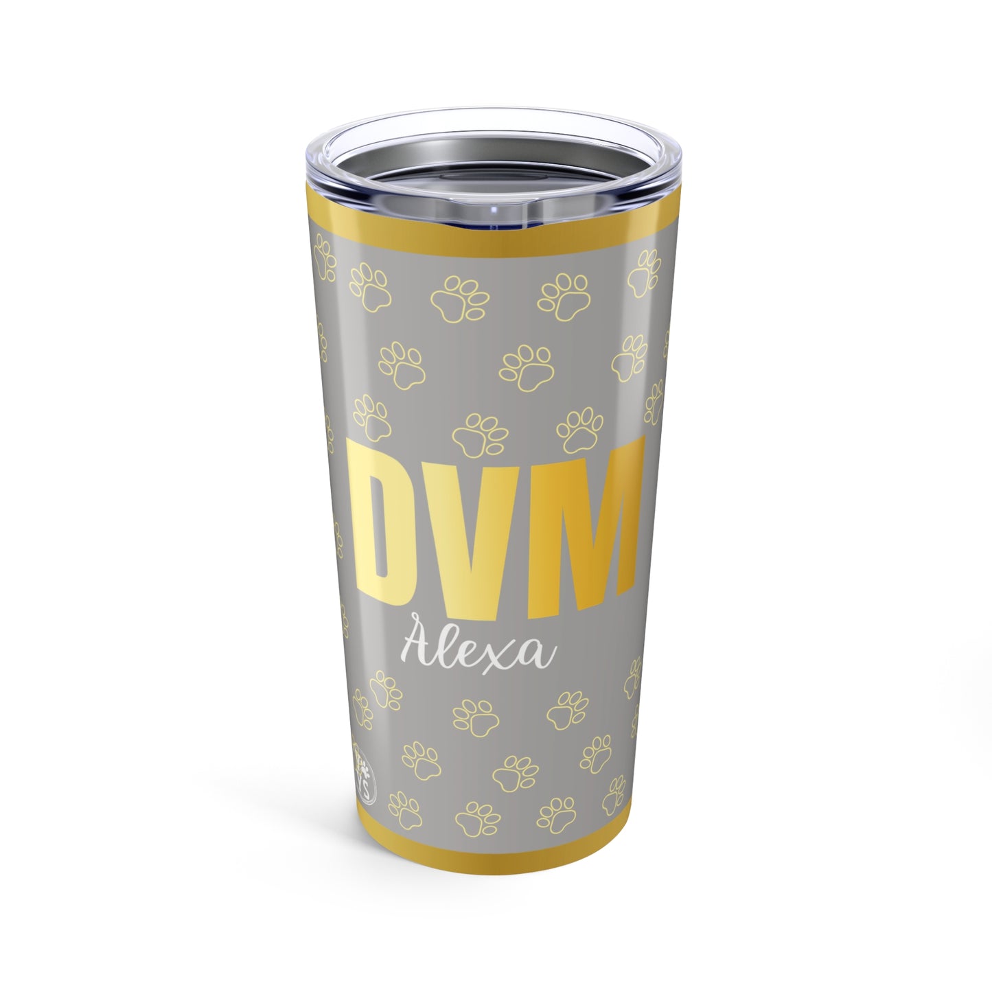 20oz Tumbler Personalized Custom DVM Gift for Veterinarians
