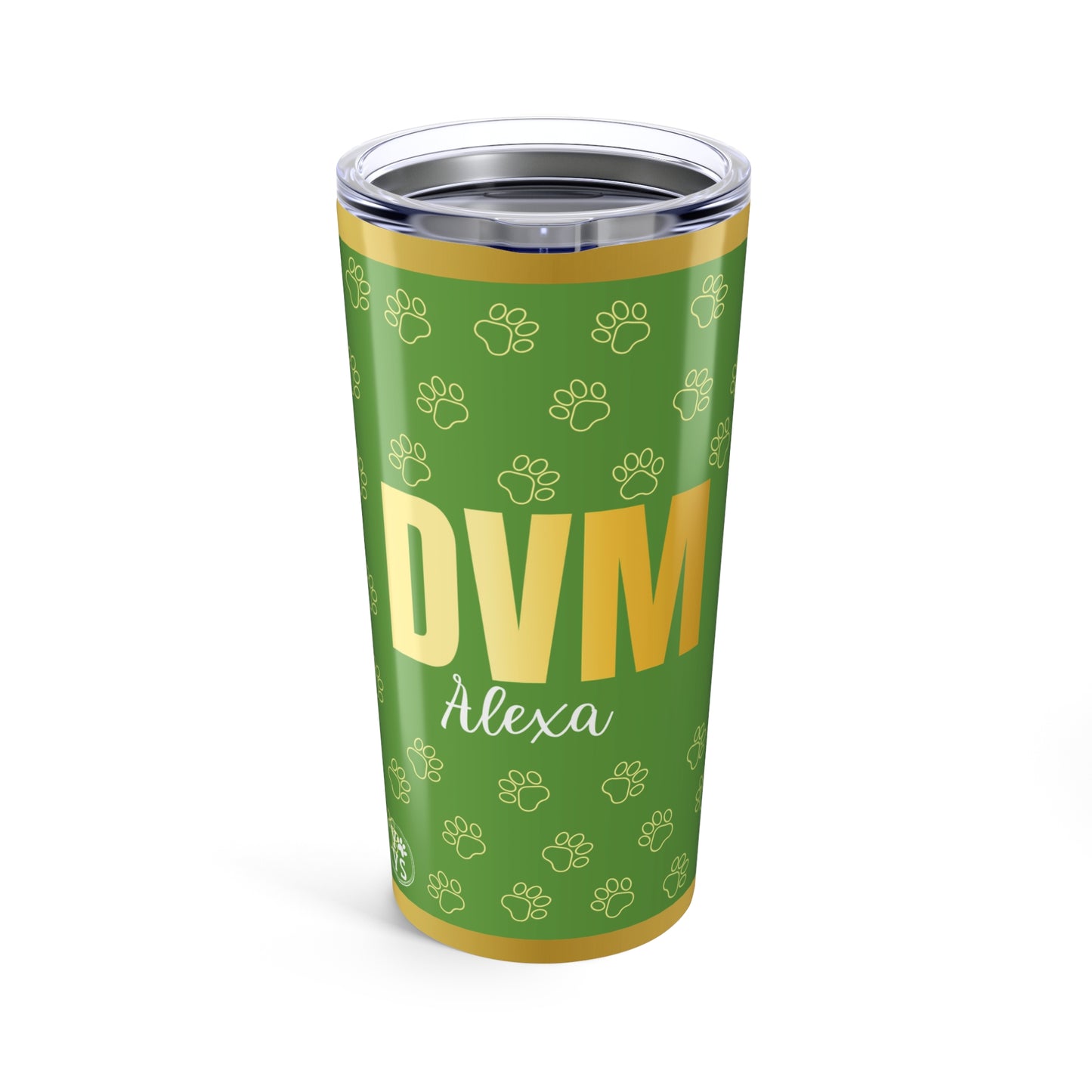 20oz Tumbler Personalized Custom DVM Gift for Veterinarians