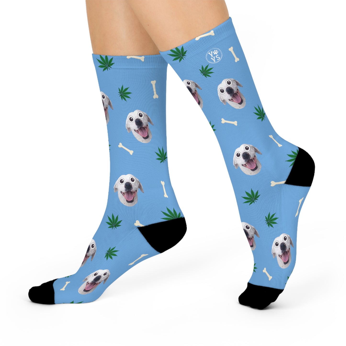 Custom Personalized Hemp Pet Face Photo Socks, Gift For Pet, Dog, Cat Lovers
