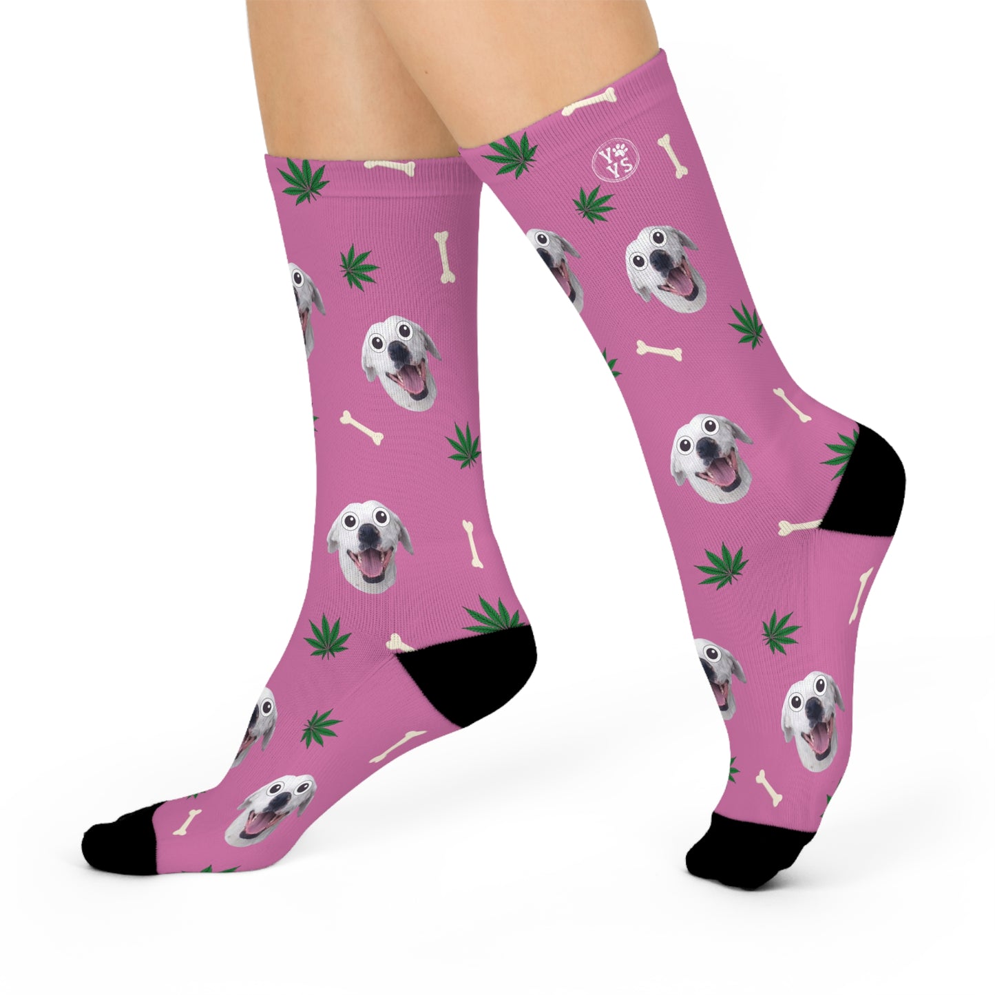 Custom Personalized Hemp Pet Face Photo Socks, Gift For Pet, Dog, Cat Lovers