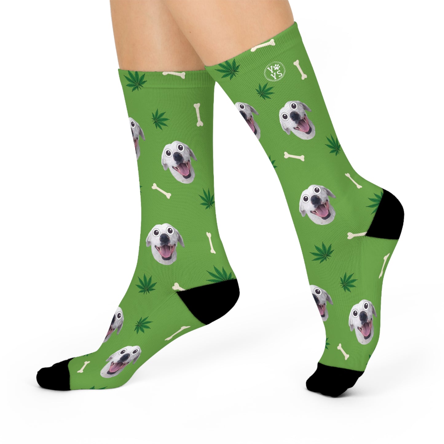 Custom Personalized Hemp Pet Face Photo Socks, Gift For Pet, Dog, Cat Lovers
