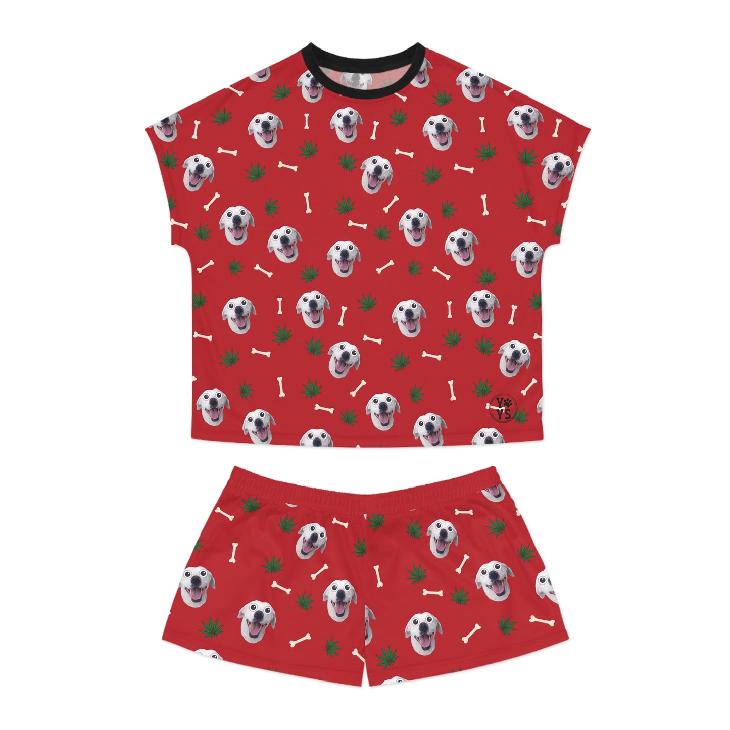 Funny Custom Personalized Pet Photo Pajama Set For Women
