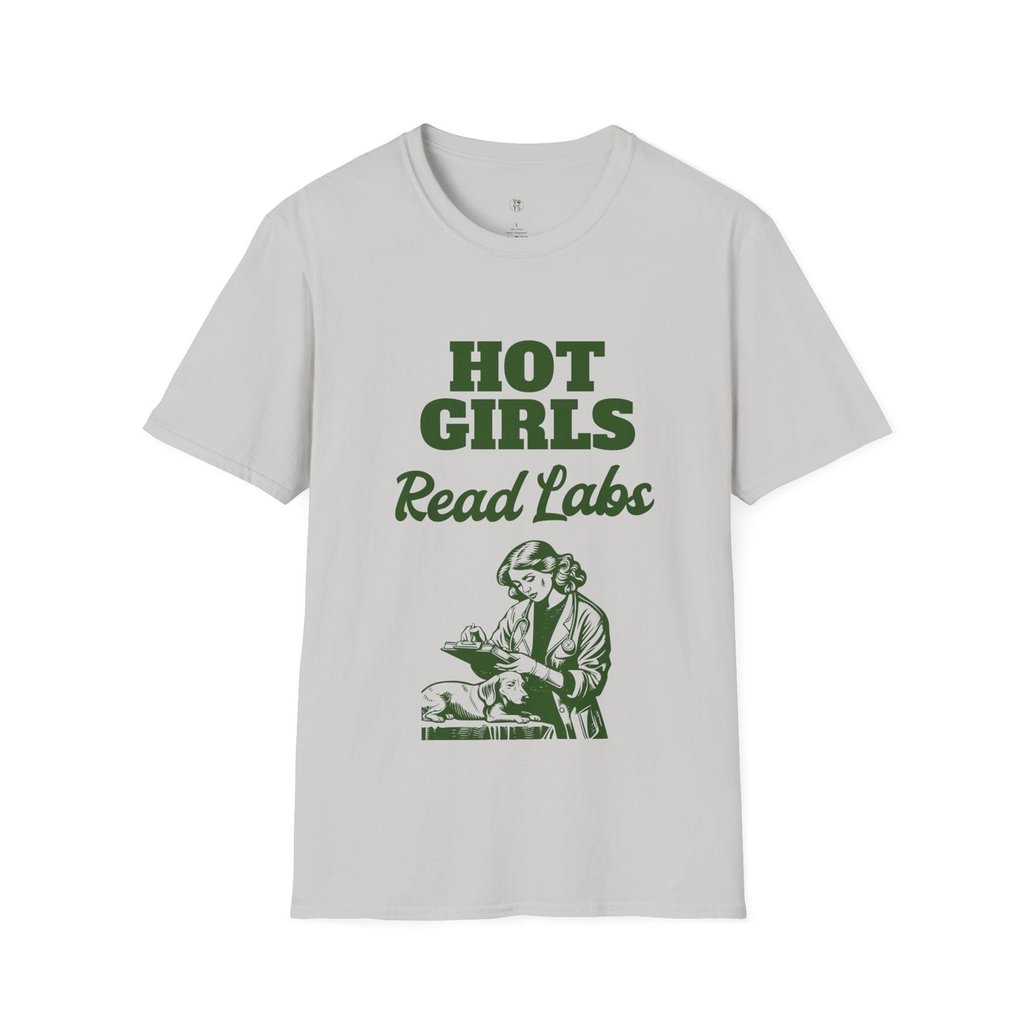 Hot Girls Read Labs Retro T-Shirt — Vet Tech & Lab Technician Gift