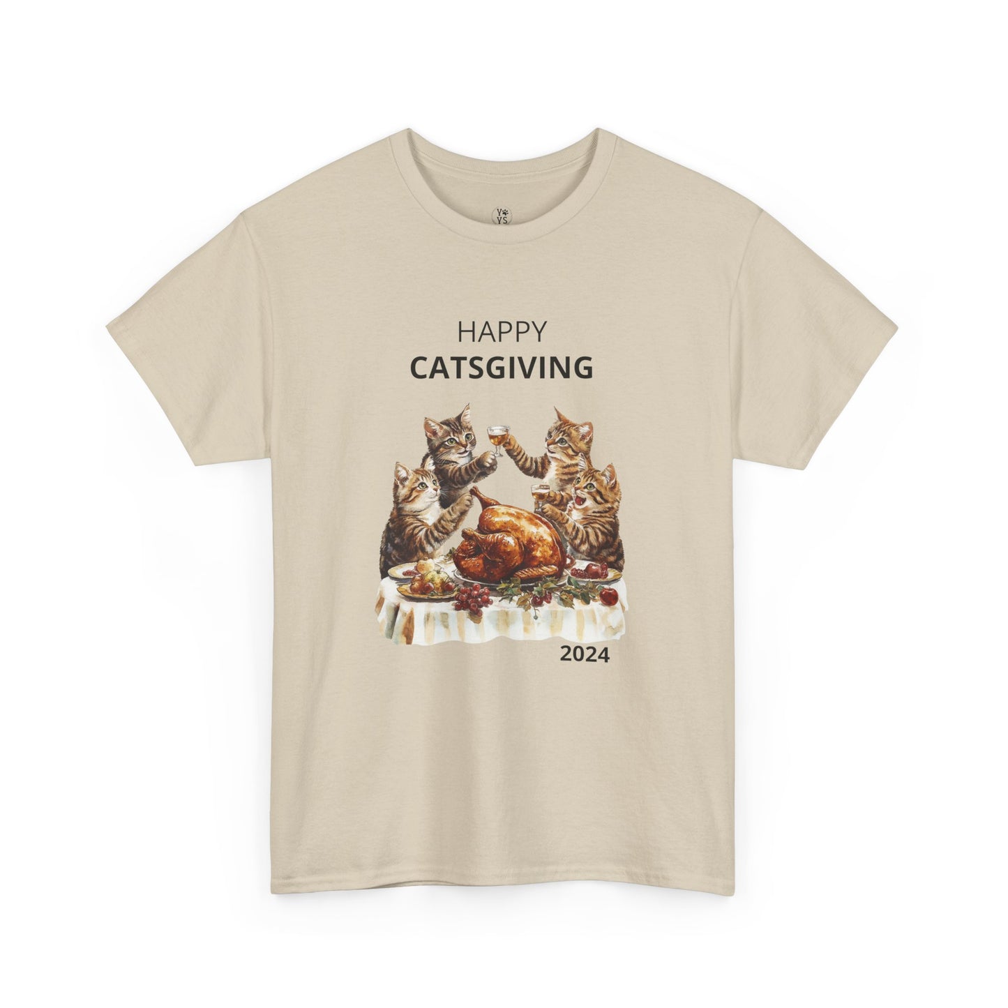 Happy Catsgiving tshirt for cat lovers, Thanksgiving shirt, cat owners shirt, funny autum cat t shirt