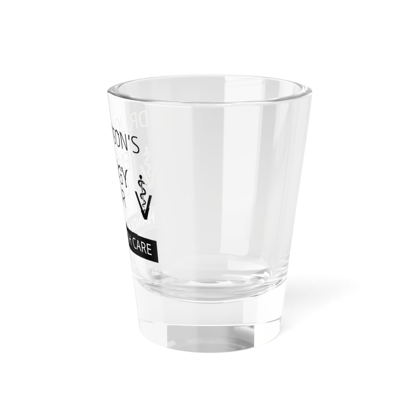 Personalized Custom Veterinarian DVM Shot Glass, Gift For Pet Doctors