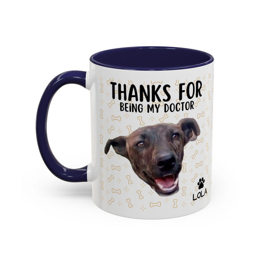 Personalized Custom Pet Veterinarian Coffee Mug, Gift for DVMs, Veterinarians, Pet Lovers, Coffee Lovers