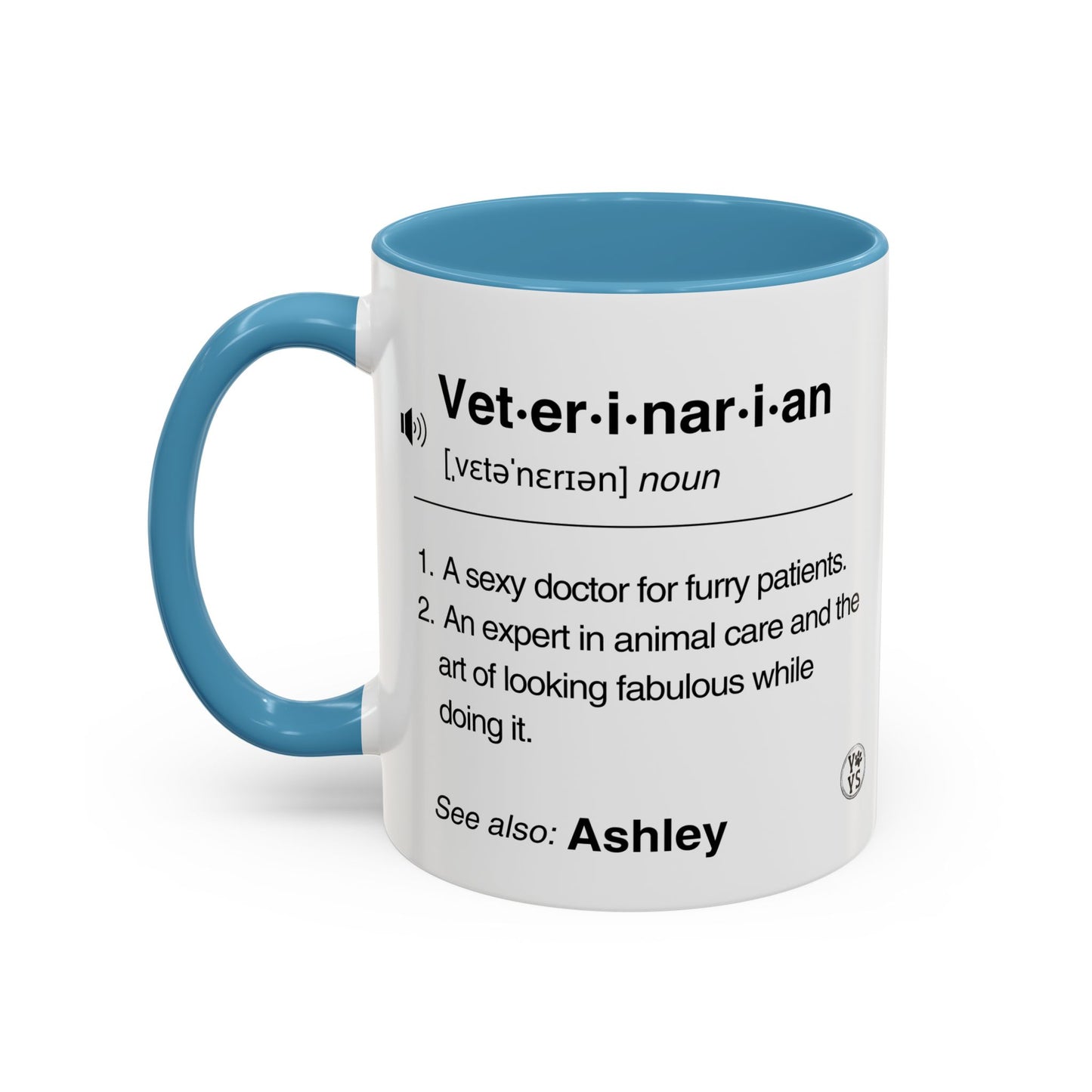 Funny Personalized Veterinarian Coffee Mug,  gift for DVM, Pet Doctors