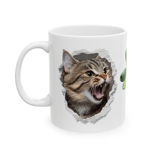 Cat Cucumber Mug