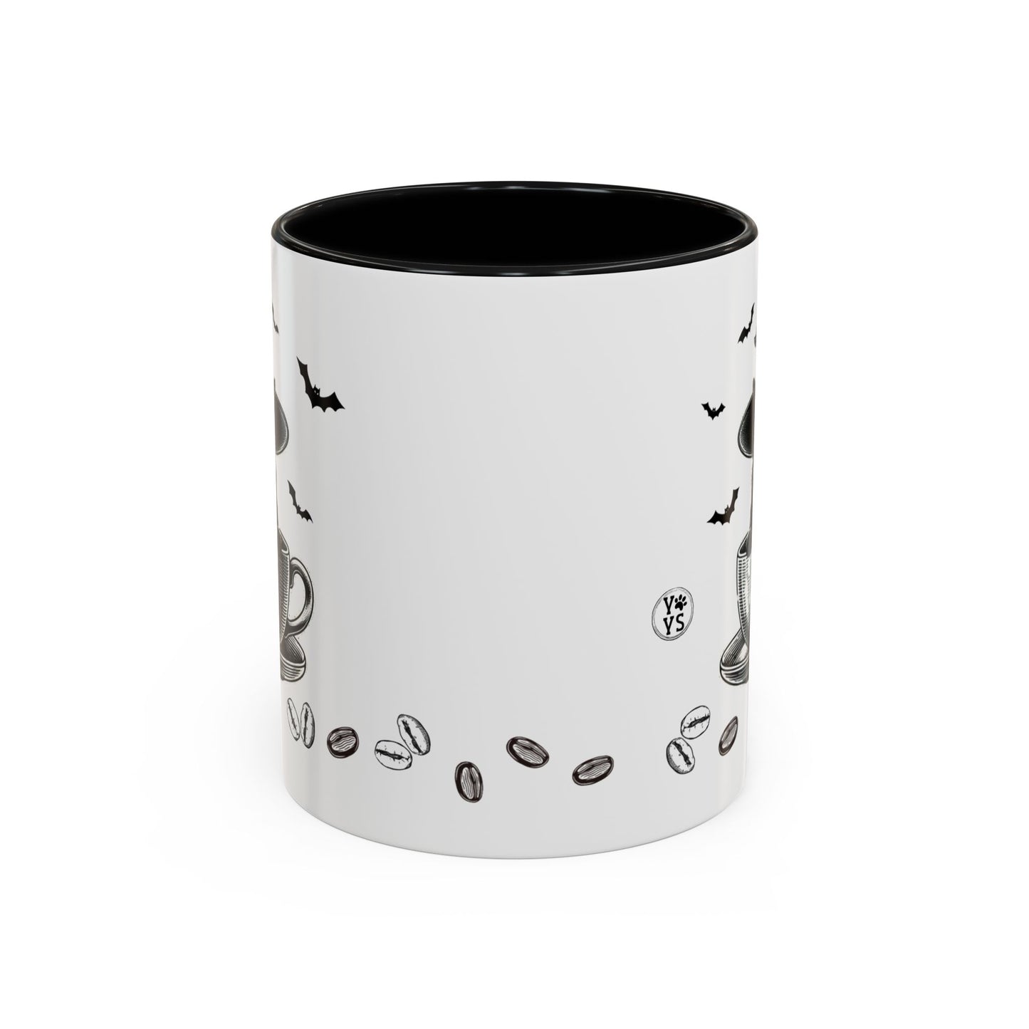 Halloween Black Cat Coffee Mug, Gift for Cat Lovers, Cat Owners, Spooky Gothic Cat Gift for Friends and Coffe Lovers, Pet Lovers