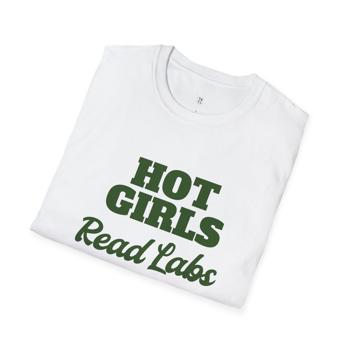 Hot Girls Read Labs Retro T-Shirt — Vet Tech & Lab Technician Gift