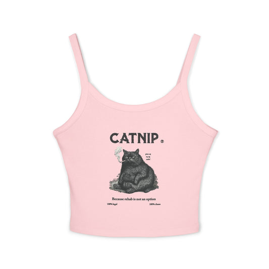 Catnip Women's Spaghetti Strap Tank Top - Cute and Comfy Casual Wear