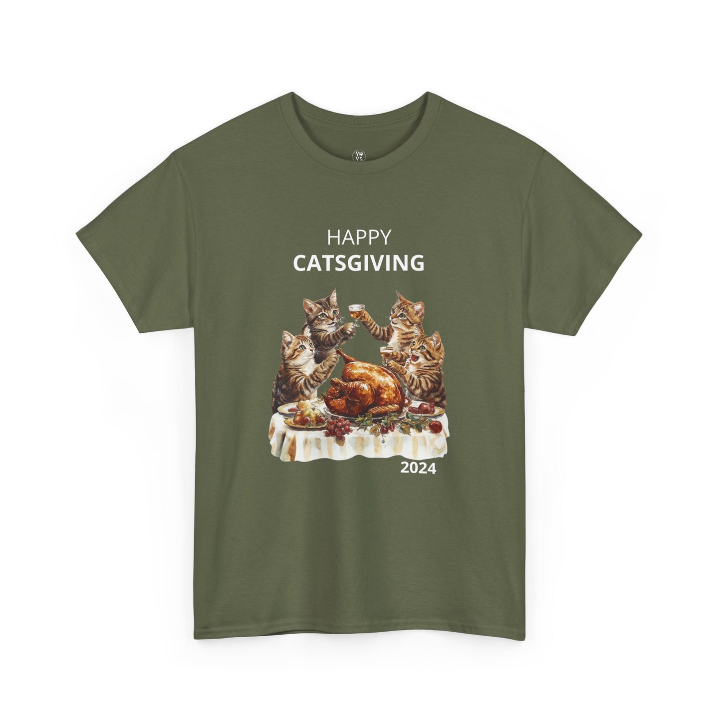 Happy Catsgiving tshirt for cat lovers, Thanksgiving shirt, cat owners shirt, funny autum cat t shirt