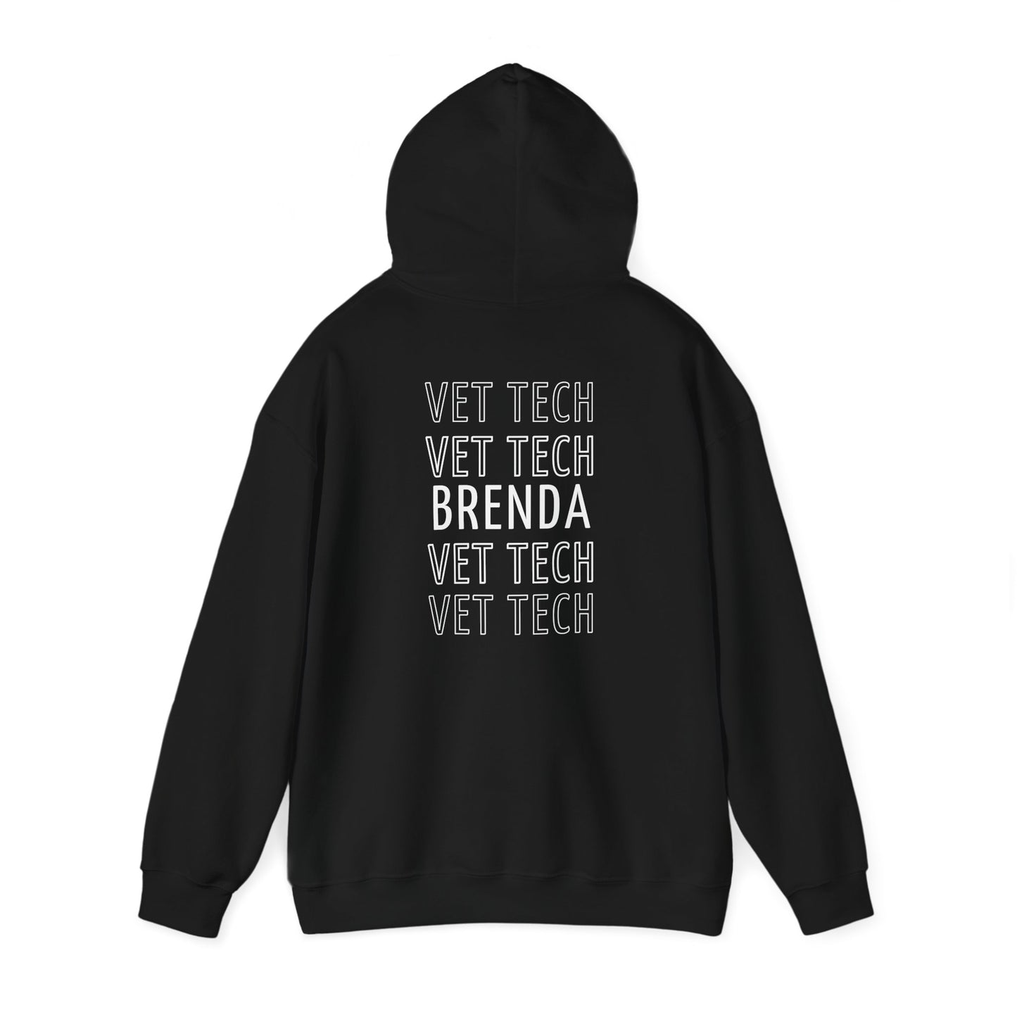 Custom Personalized Vet Tech Hoodie, Gift for Veterinary Technicians