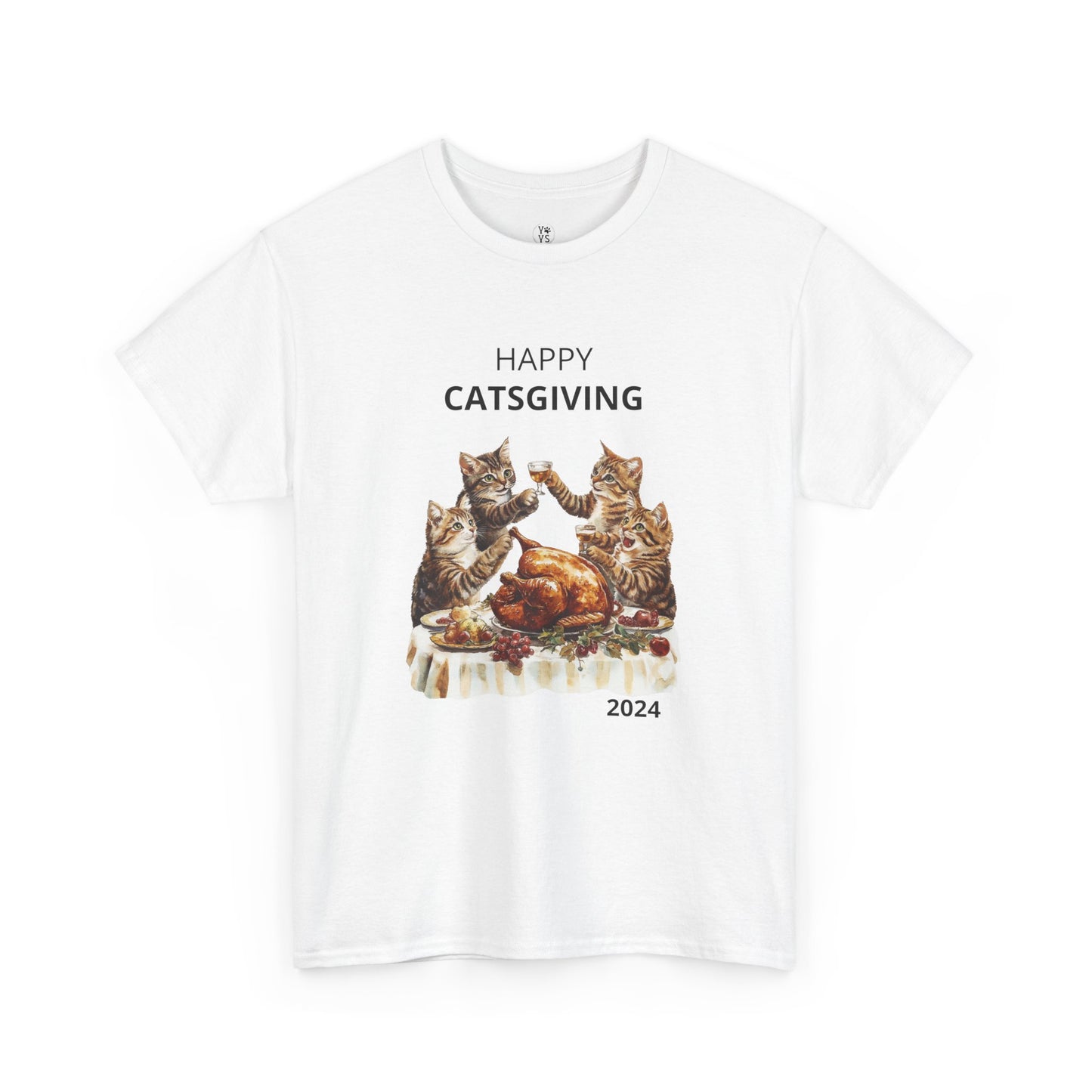 Happy Catsgiving tshirt for cat lovers, Thanksgiving shirt, cat owners shirt, funny autum cat t shirt