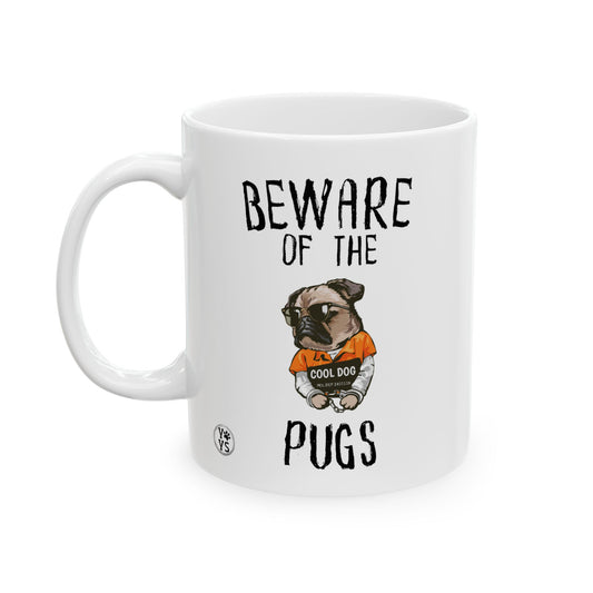 Halloween Pug Ceramic Coffee Mug, Gift for Pug Lovers, Pet Lovers, Halloween Gift for Coffee Lovers, Dog Lovers, Bewater of The Pug