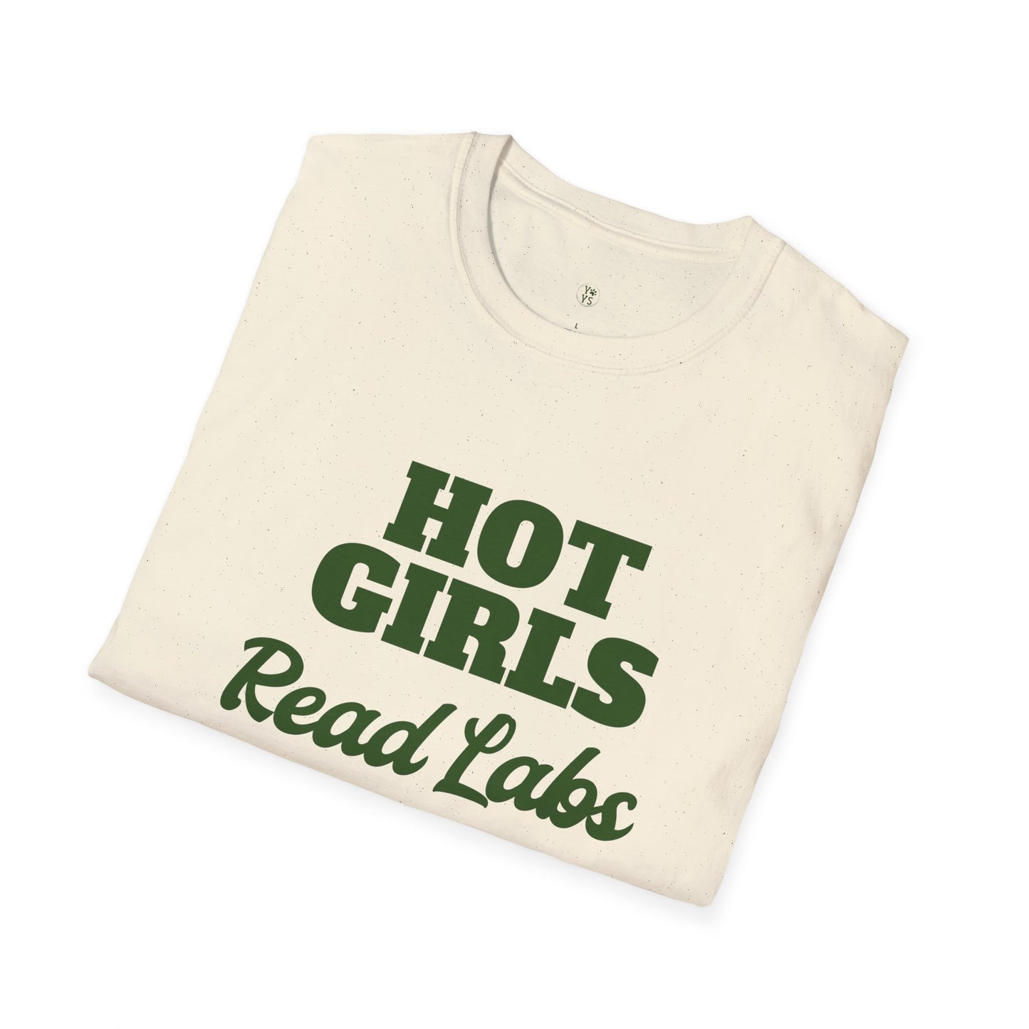 Hot Girls Read Labs Retro T-Shirt — Vet Tech & Lab Technician Gift