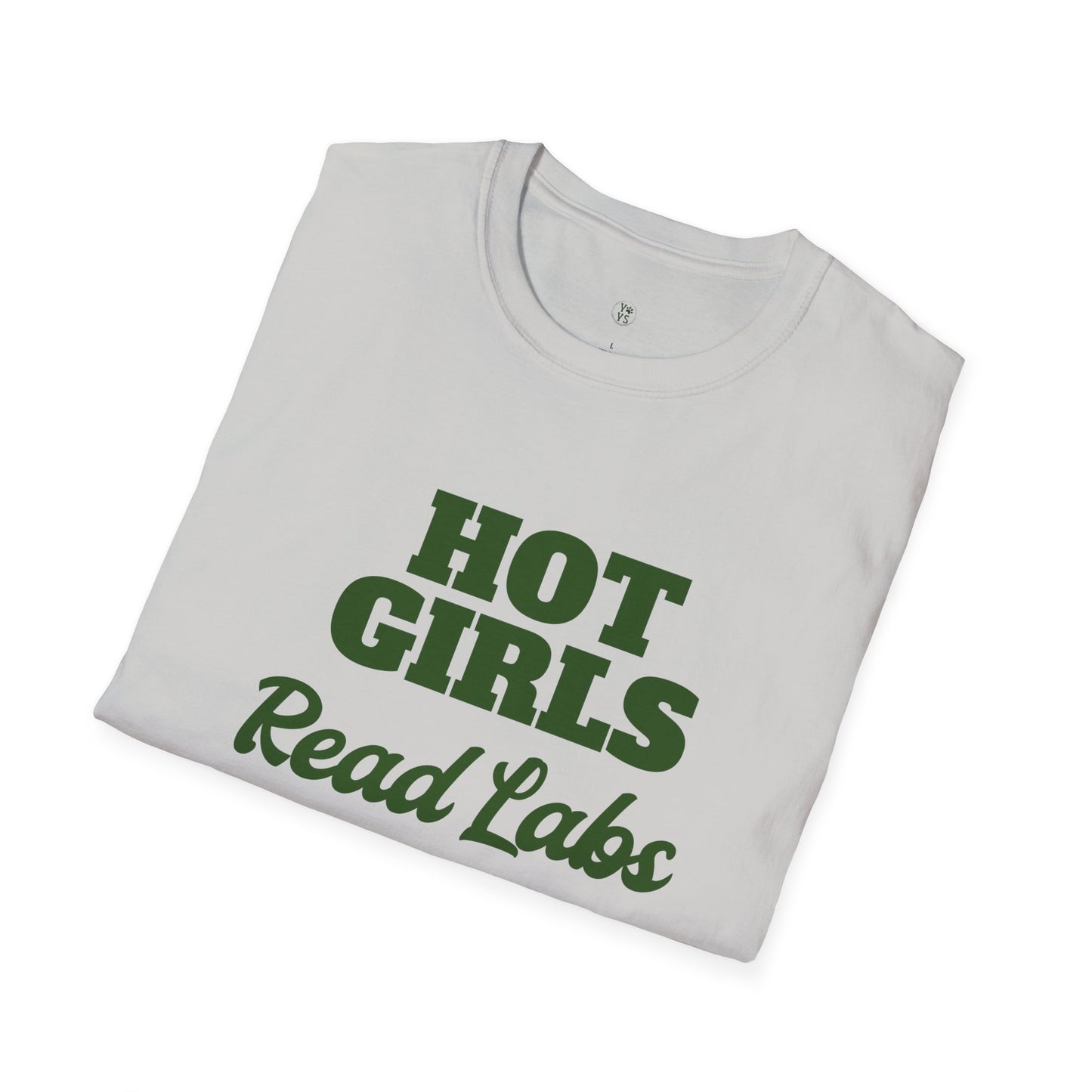 Hot Girls Read Labs Retro T-Shirt — Vet Tech & Lab Technician Gift