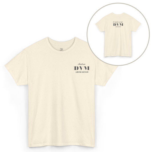 Personalized A Spalsh of Style  Retro DVM T-Shirt